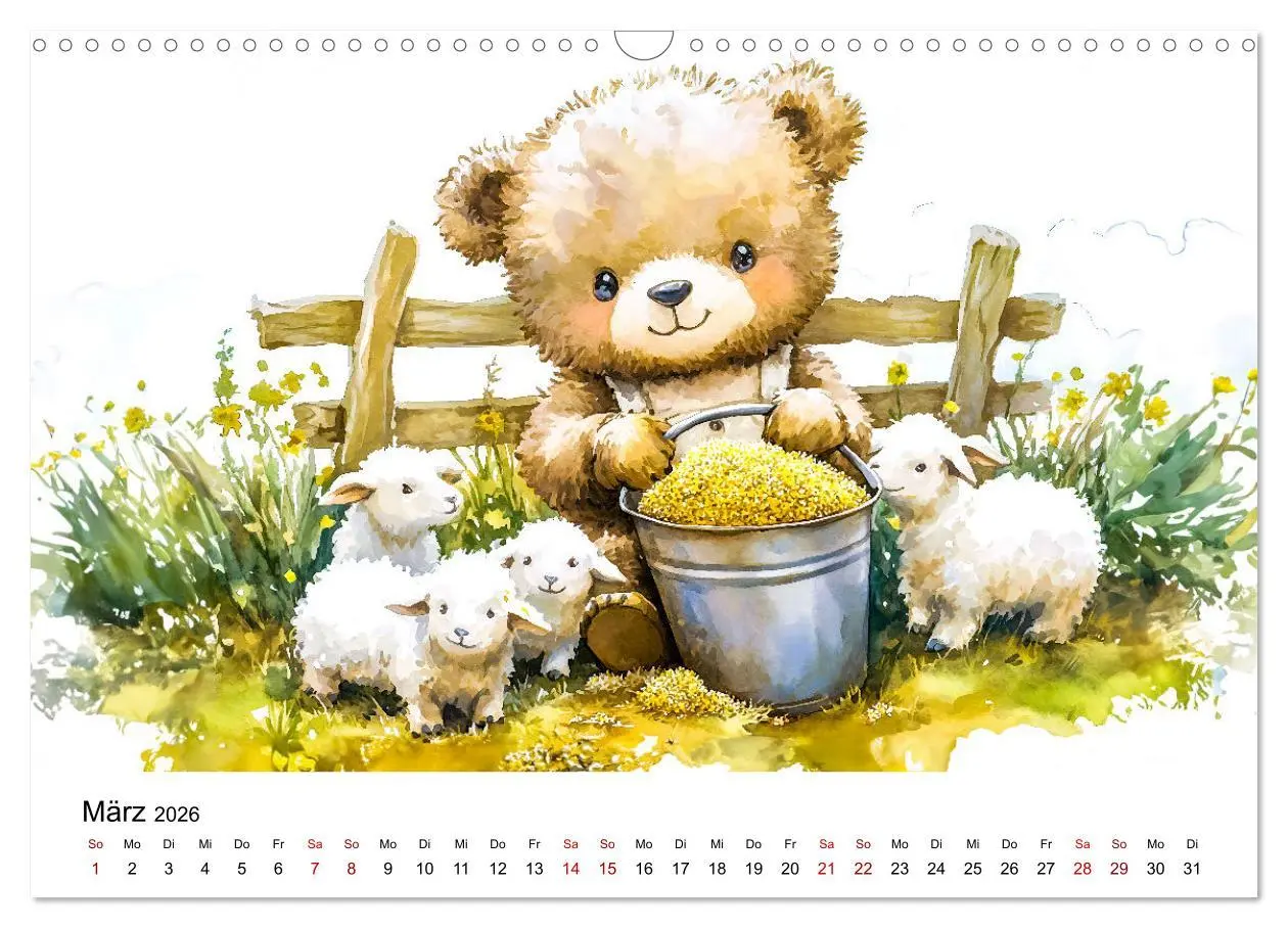 Bild: 9783457351291 | Teddy auf dem Bauernhof - Entdecke das Landleben mit Tieren und...