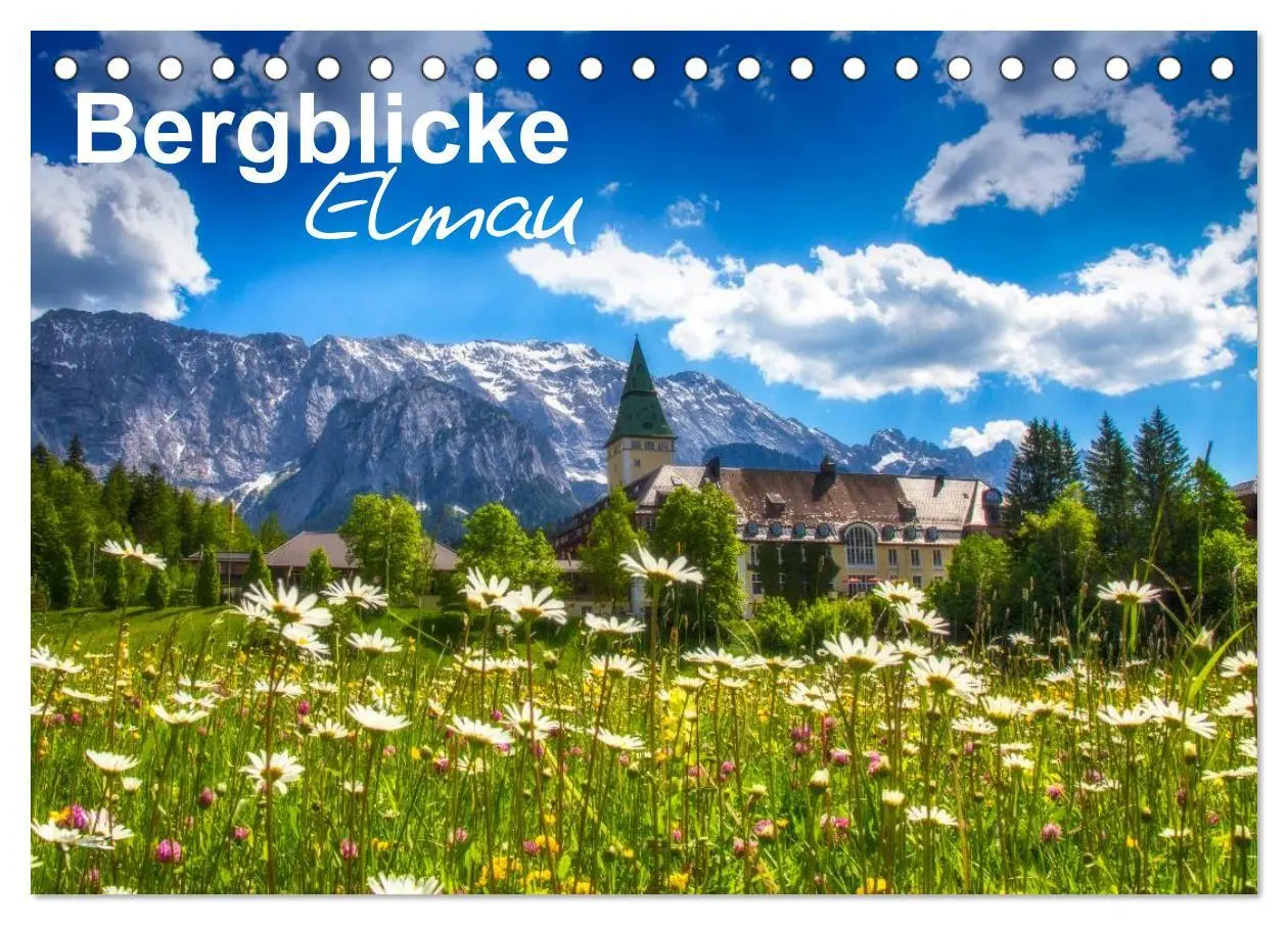 Cover: 9783516061291 | Bergblicke - Elmau (Tischkalender 2026 DIN A5 quer), CALVENDO...