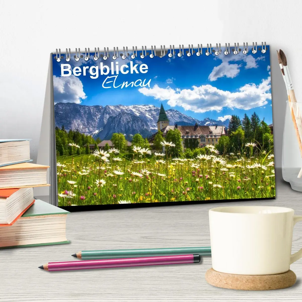 Bild: 9783516061291 | Bergblicke - Elmau (Tischkalender 2026 DIN A5 quer), CALVENDO...