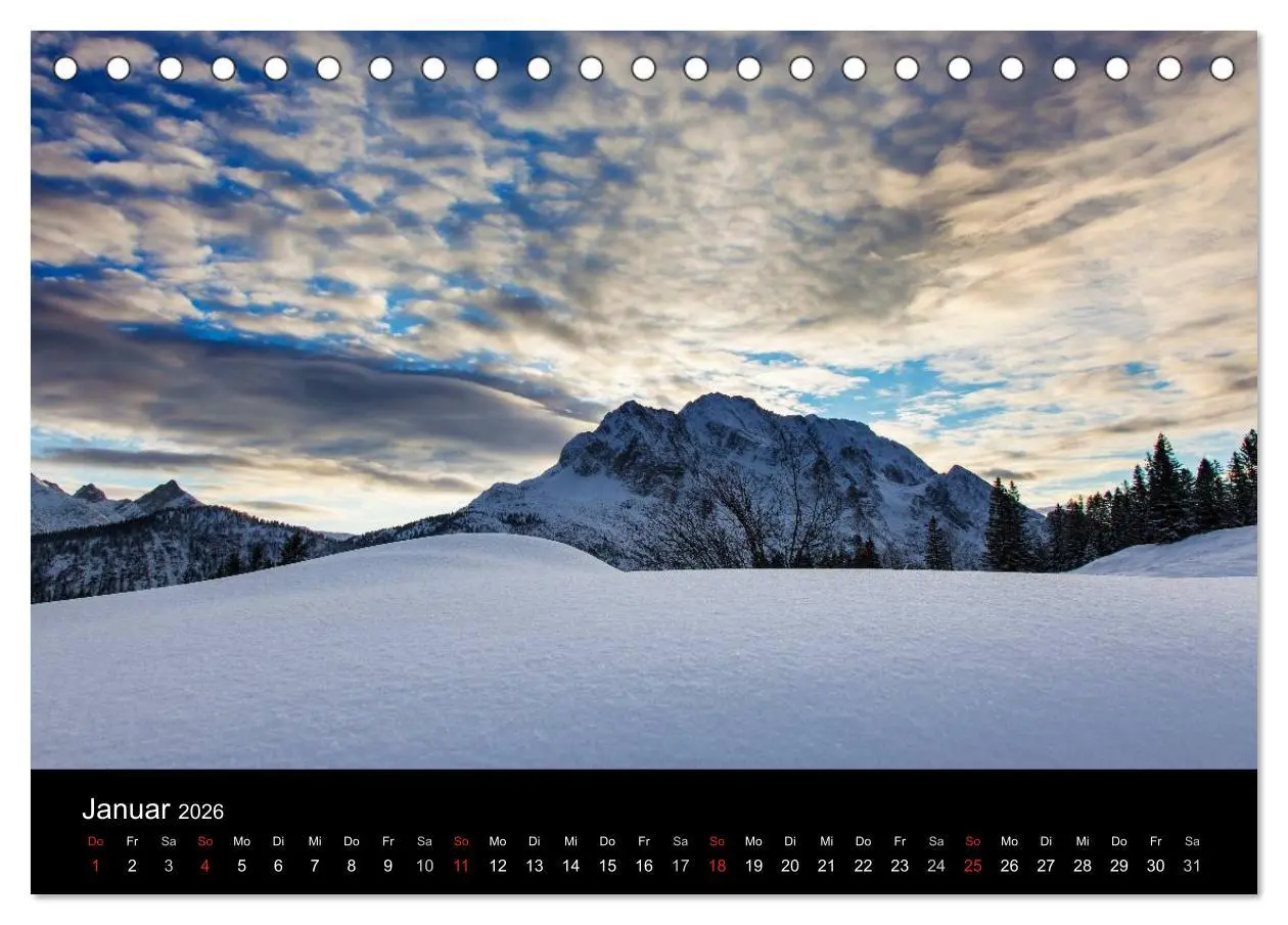 Bild: 9783516061291 | Bergblicke - Elmau (Tischkalender 2026 DIN A5 quer), CALVENDO...