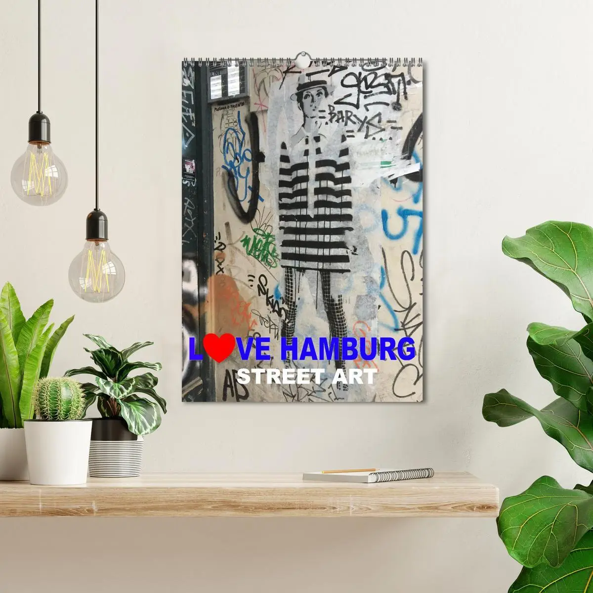 Bild: 9783516371291 | LOVE HAMBURG - STREET ART (Wandkalender 2026 DIN A3 hoch), CALVENDO...