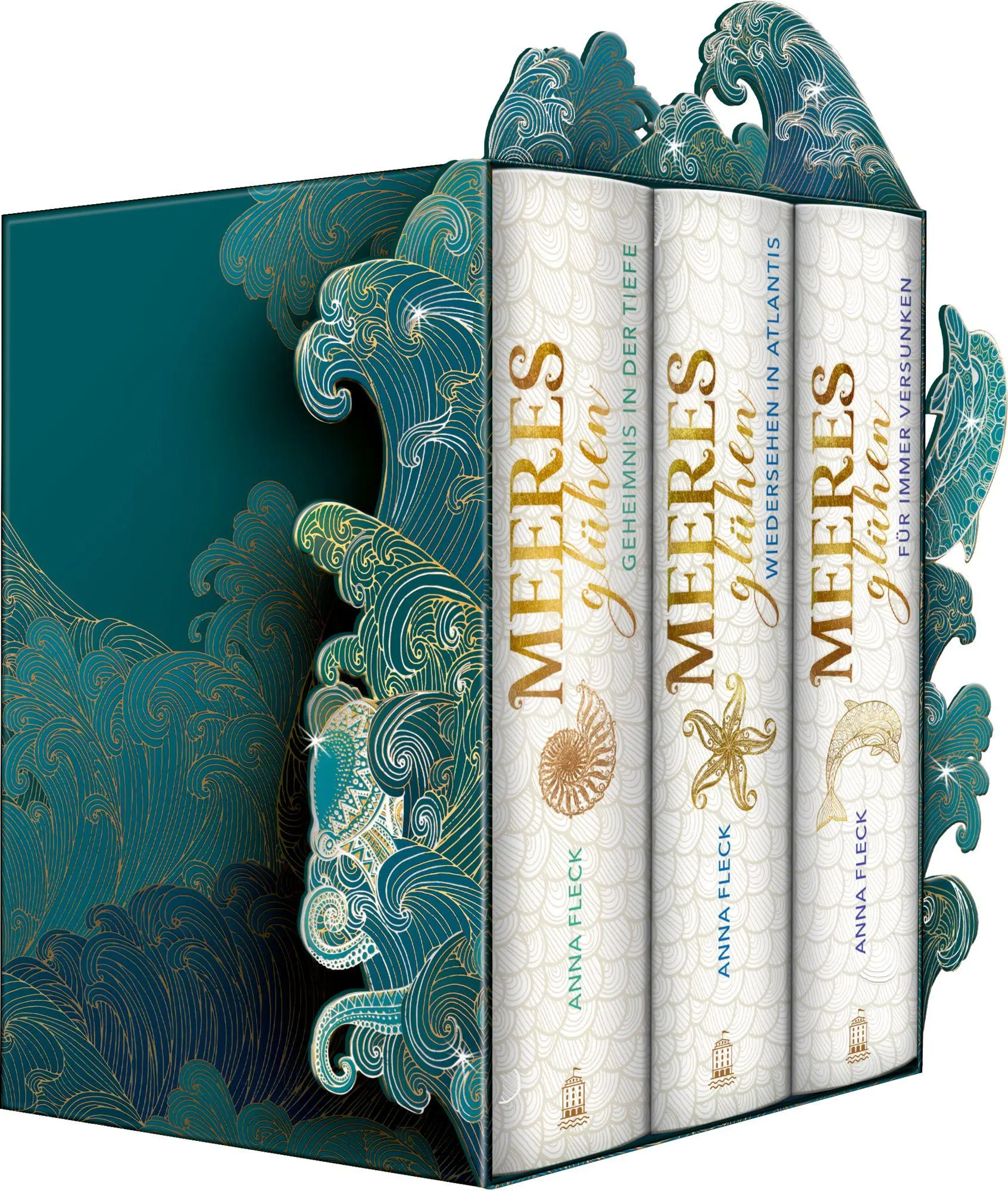 Cover: 9783649651291 | Schmuckschuber Meeresglühen-Trilogie | Anna Fleck | Buch | 1520 S.
