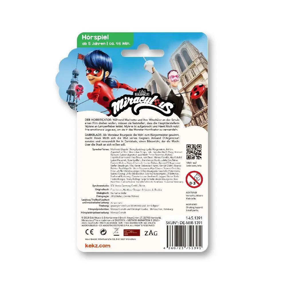 Bild: 4260721751391 | Miraculous - Der Horrificator / Darkblate,1 Audio-Chip | Miraculous
