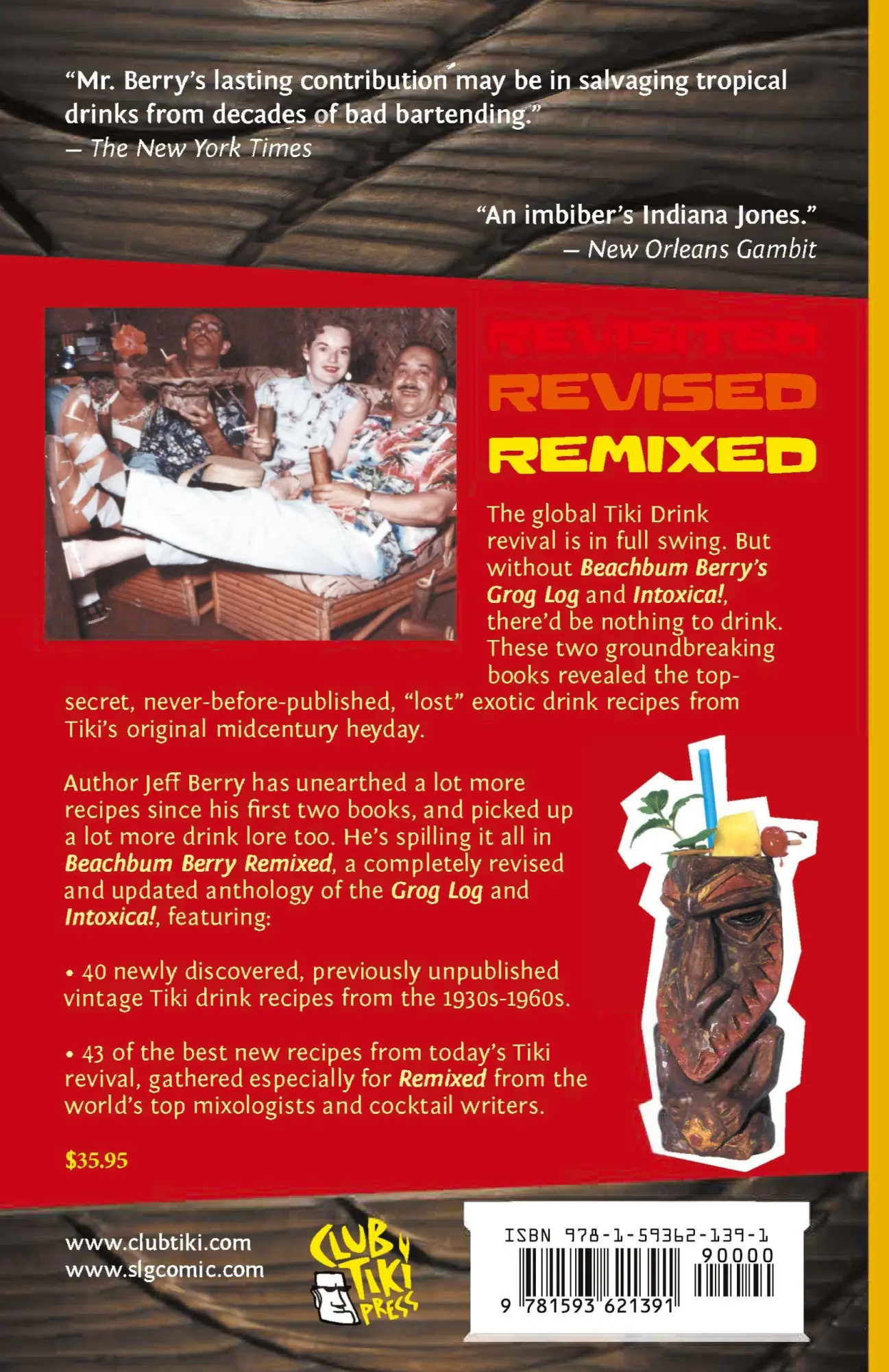 Rückseite: 9781593621391 | Beachbum Berry Remixed | A Gallery of Tiki Drinks | Jeff Berry | Buch