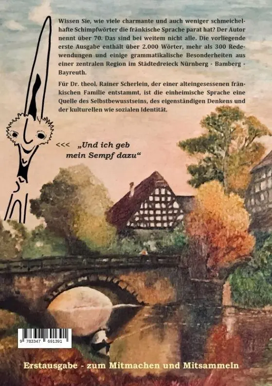 Rückseite: 9783347691391 | Unnæ Schbrohch Franken,fränkische Wörter,fränkische Sprüche,heitere...