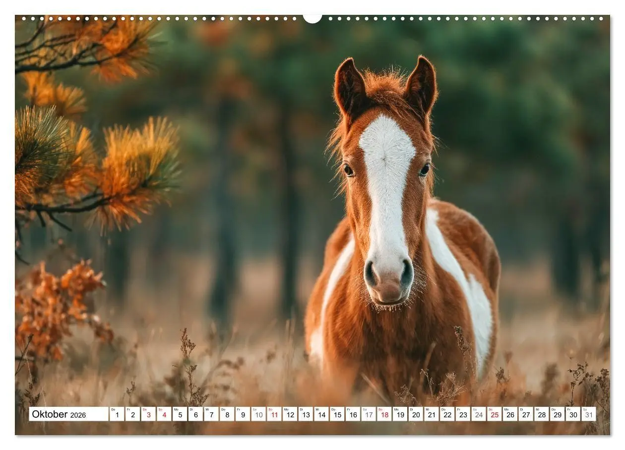 Bild: 9783516671391 | Pferde in freier Natur (hochwertiger Premium Wandkalender 2026 DIN...