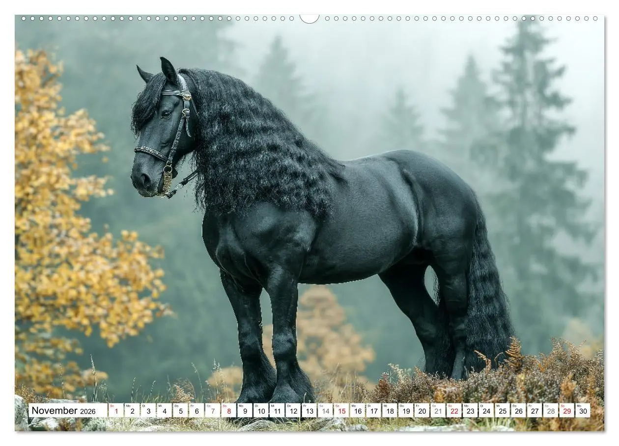 Bild: 9783516671391 | Pferde in freier Natur (hochwertiger Premium Wandkalender 2026 DIN...