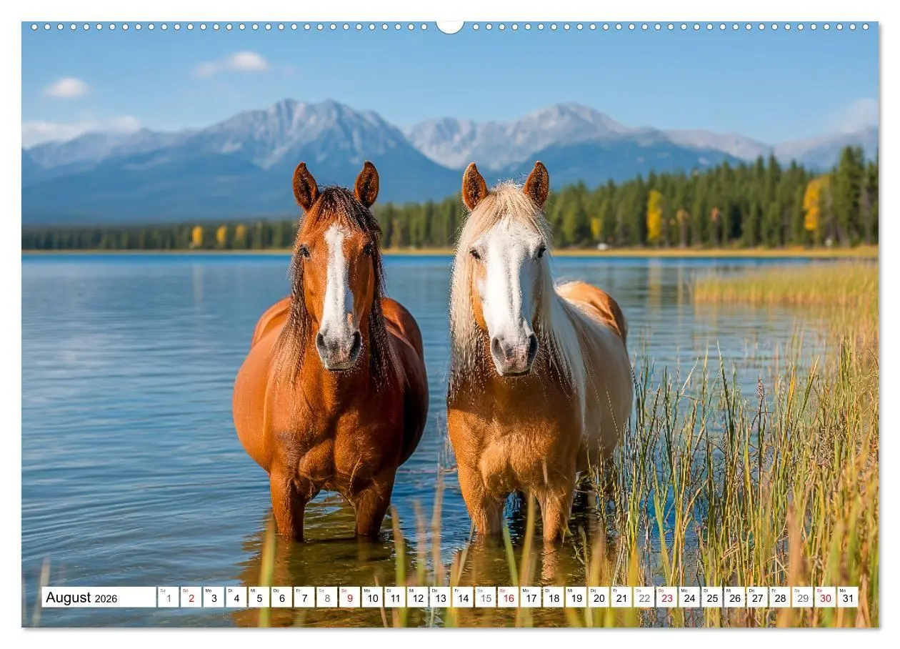 Bild: 9783516671391 | Pferde in freier Natur (hochwertiger Premium Wandkalender 2026 DIN...