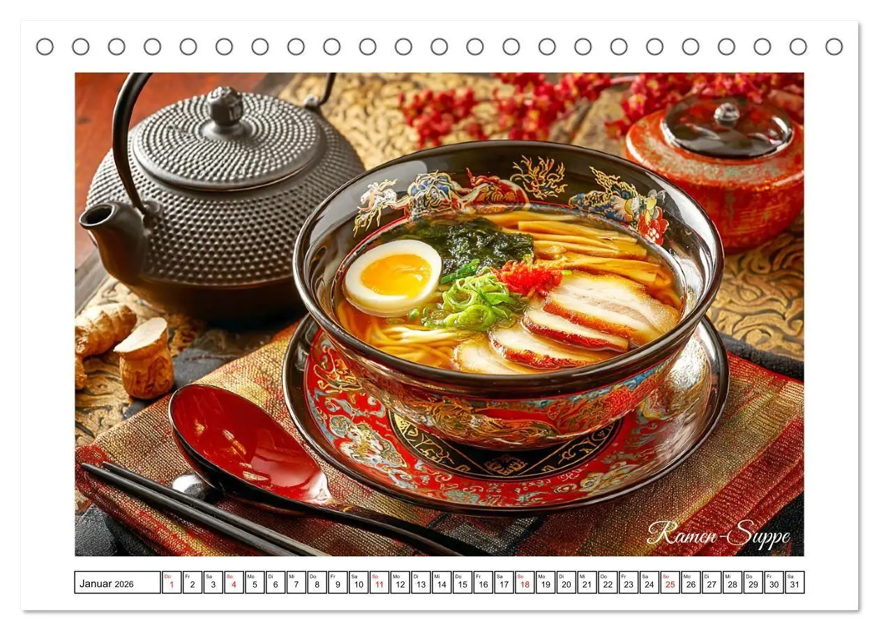 Bild: 9783516741391 | Genussmomente. Streifzug durch die japanische Küche (Tischkalender...