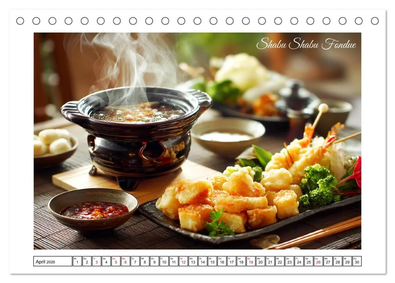 Bild: 9783516741391 | Genussmomente. Streifzug durch die japanische Küche (Tischkalender...
