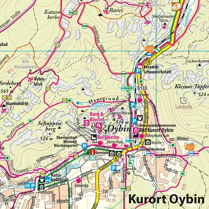 Bild: 9783868431391 | Zittauer Gebirge | Sachsen Kartographie | (Land-)Karte | Deutsch