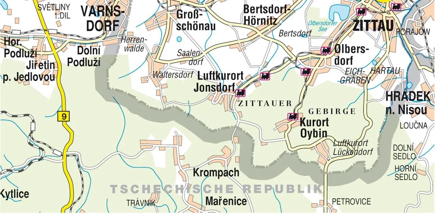 Bild: 9783868431391 | Zittauer Gebirge | Sachsen Kartographie | (Land-)Karte | Deutsch