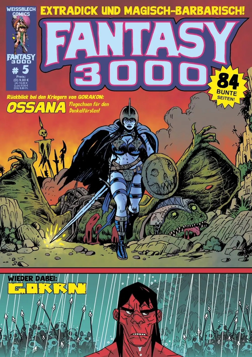 Cover: 9783869591391 | Fantasy 3000 Band 5 | OSSANA - Flugechsen für den Dunkelfürsten | 2025