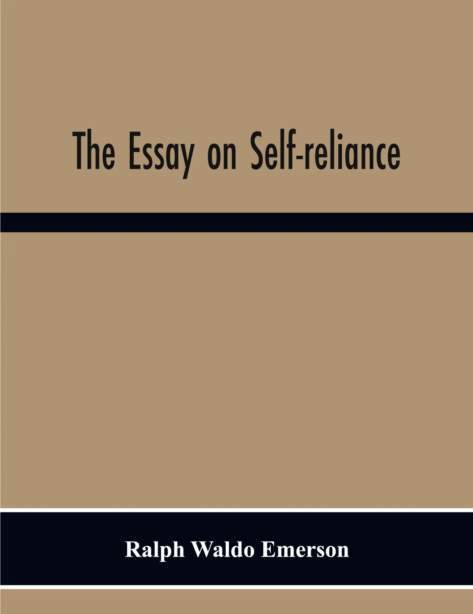 Cover: 9789354301391 | The Essay On Self-Reliance | Ralph Waldo Emerson | Taschenbuch | 2020