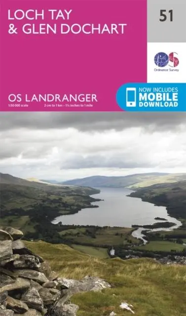 Cover: 9780319261491 | Loch Tay &amp; Glen Dochart | Ordnance Survey | (Land-)Karte | Englisch