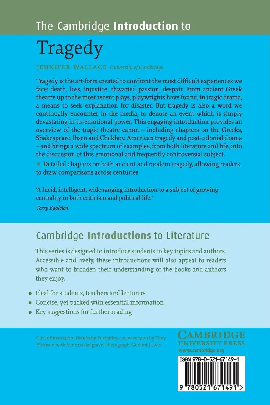 Rückseite: 9780521671491 | The Cambridge Introduction to Tragedy | Jennifer Wallace | Taschenbuch