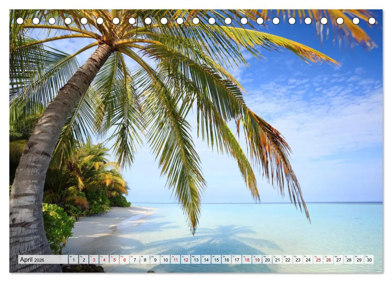 Bild: 9783457571491 | Malediven - Reise in ein Naturparadies (Tischkalender 2026 DIN A5...