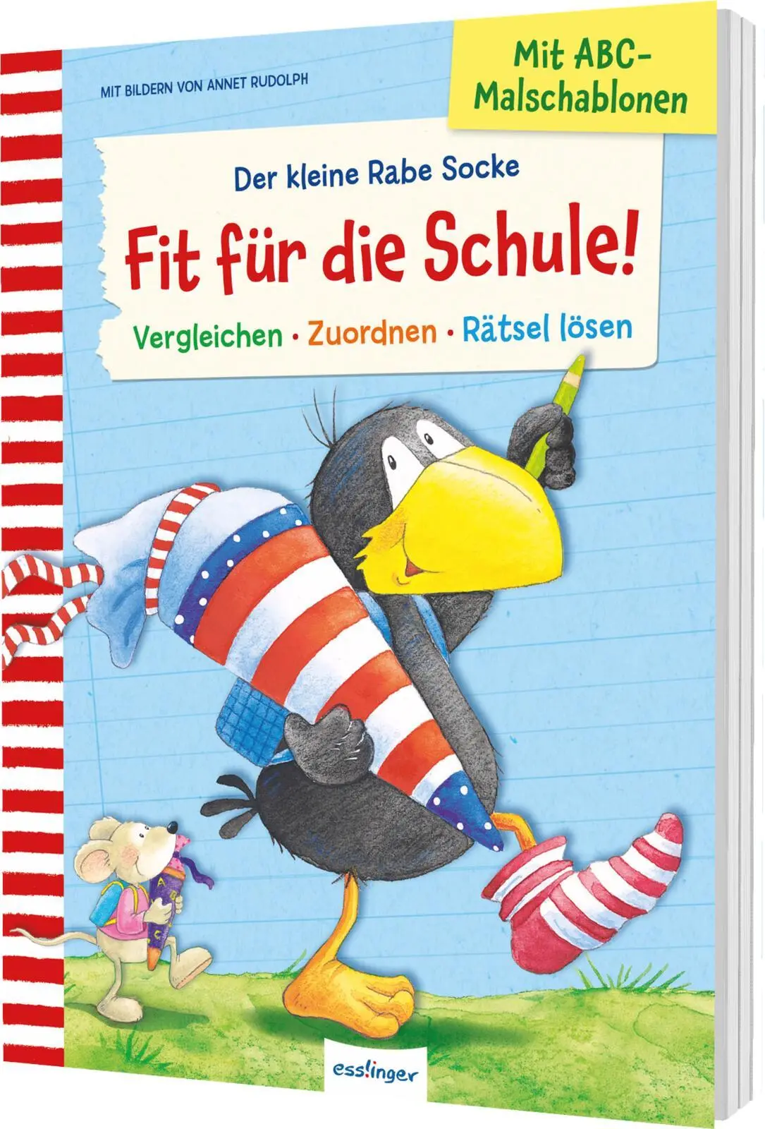 Cover: 9783480241491 | Der kleine Rabe Socke: Fit für die Schule! | Annet Rudolph | Buch