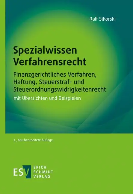 Cover: 9783503241491 | Spezialwissen Verfahrensrecht - Finanzgerichtliches Verfahren,...