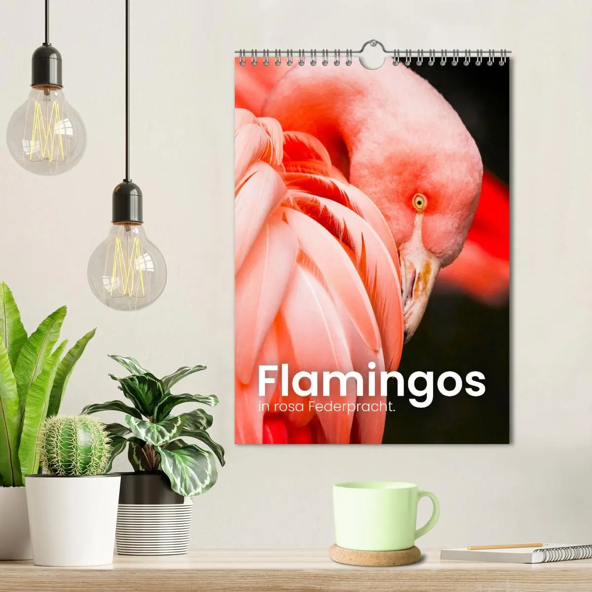 Bild: 9783516351491 | Flamingos in rosa Federpracht. (Wandkalender 2026 DIN A4 hoch),...