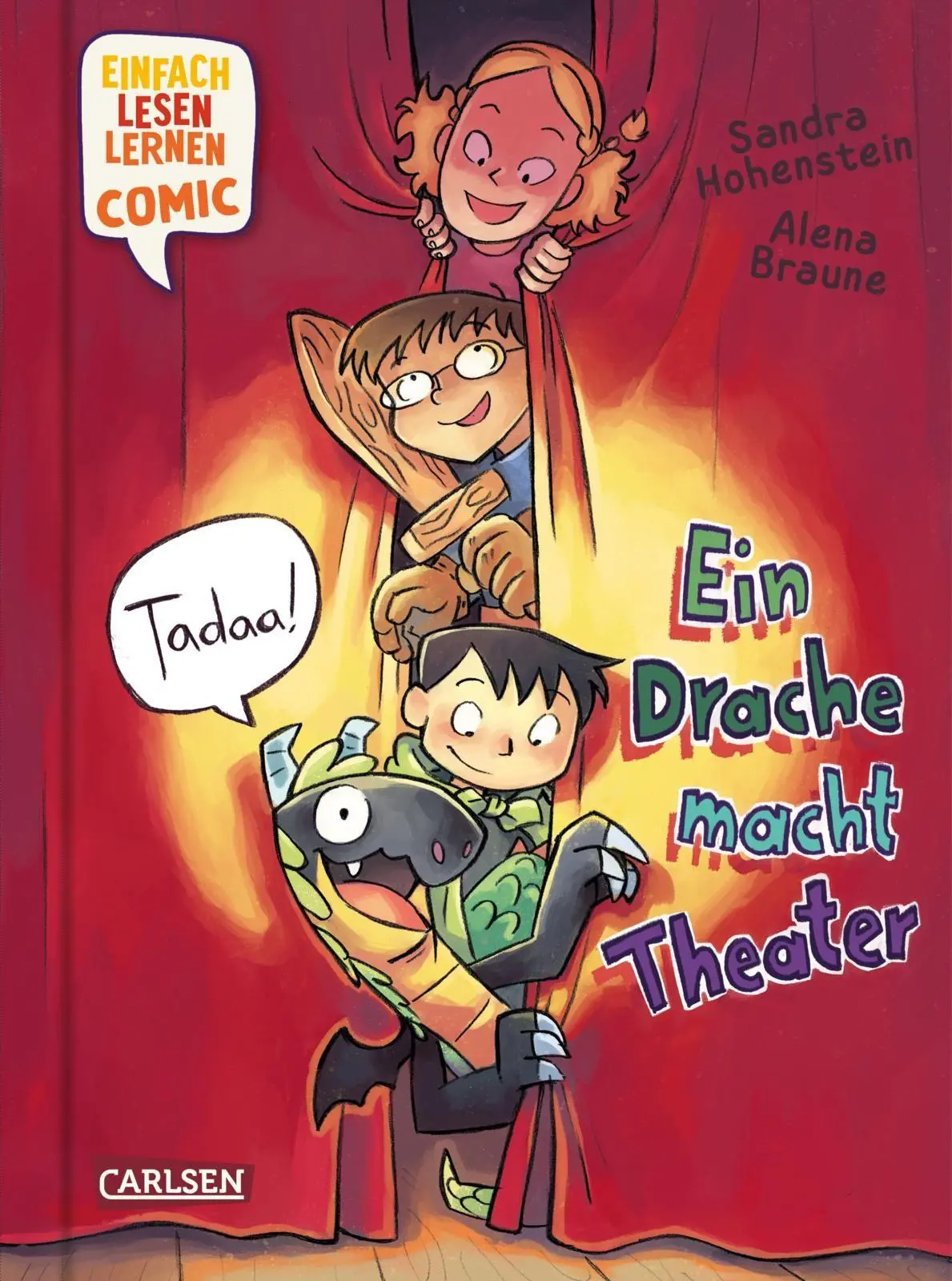 Cover: 9783551691491 | Erstleser Kindercomic: Ein Drache macht Theater | Sandra Hohenstein