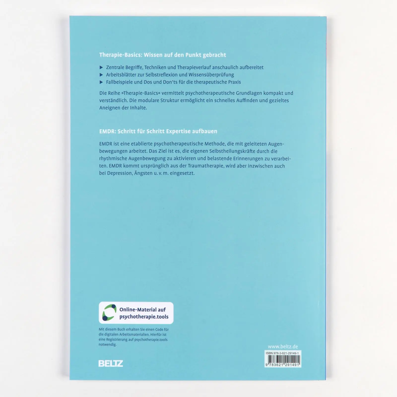 Rückseite: 9783621291491 | Therapie-Basics EMDR | Mit Online-Material | Maria Lehnung (u. a.)