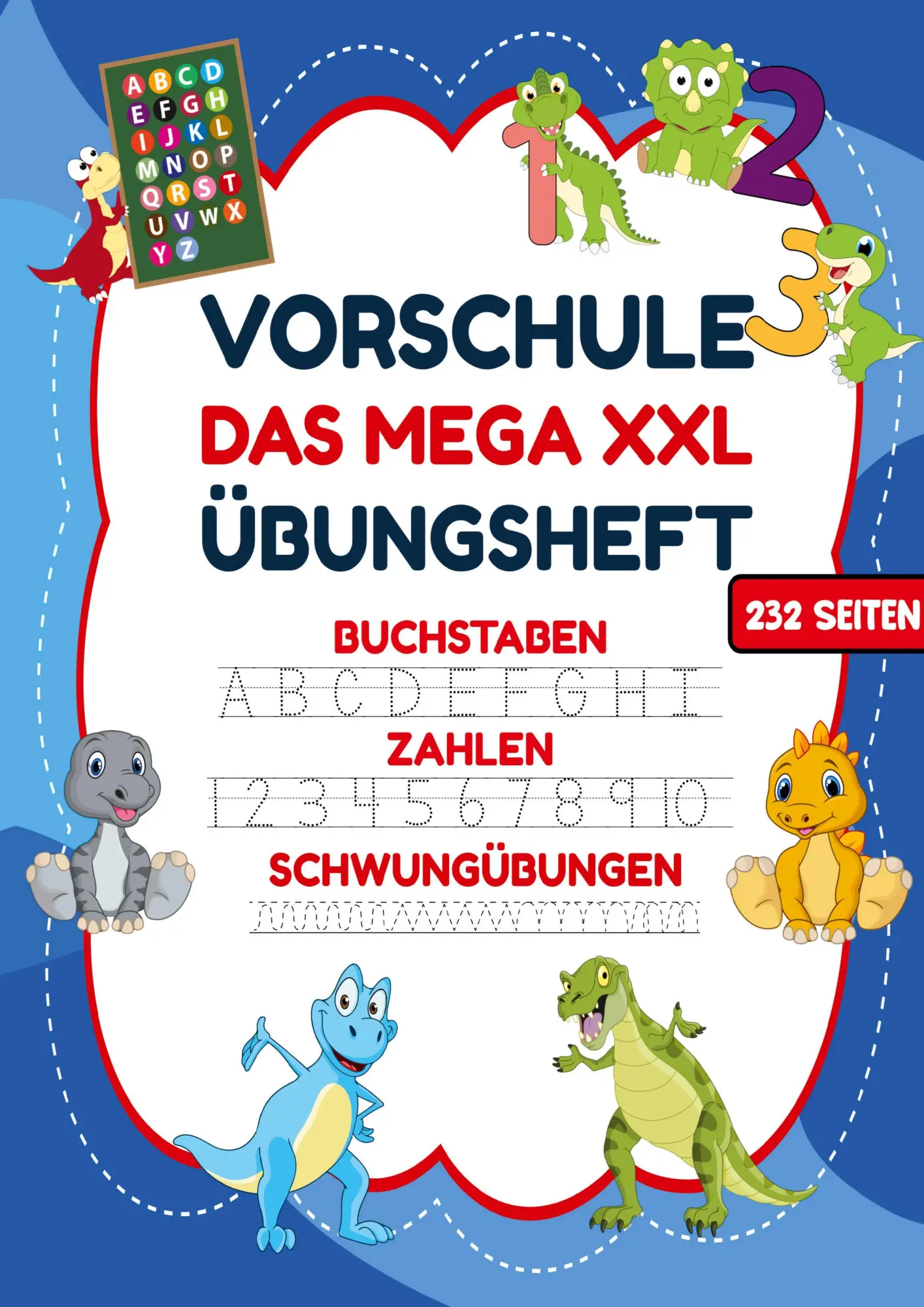 Cover: 9783691041491 | Das MEGA XXL Vorschule Übungsheft für Jungen - Buchstaben, Zahlen &amp;...