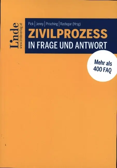 Cover: 9783707351491 | Zivilprozess in Frage und Antwort | Manfred Angerer (u. a.) | Buch