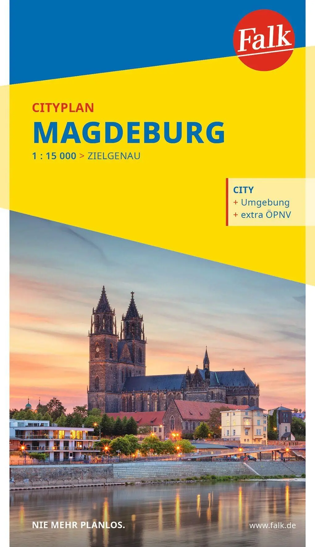 Cover: 9783827901491 | Falk Cityplan Magdeburg 1:15.000 | (Land-)Karte | Falk Citypläne