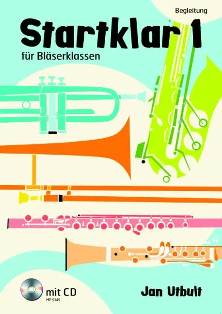 Cover: 9789185791491 | Startklar 1 für Bläserklassen | Begleitung | Jan Utbult | Buch | 2017