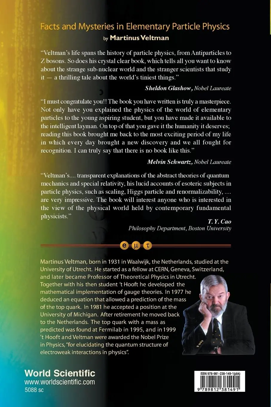 Rückseite: 9789812381491 | FACTS &amp; MYSTERIES IN ELEMENTARY PARTIC.. | Martinus J G Veltman | Buch