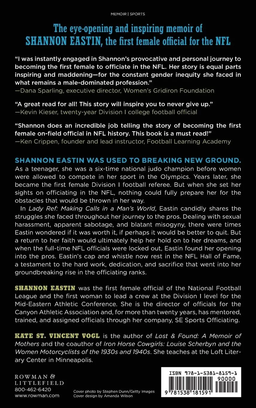 Rückseite: 9781538181591 | Lady Ref | Making Calls in a Man's World | Shannon Eastin | Buch