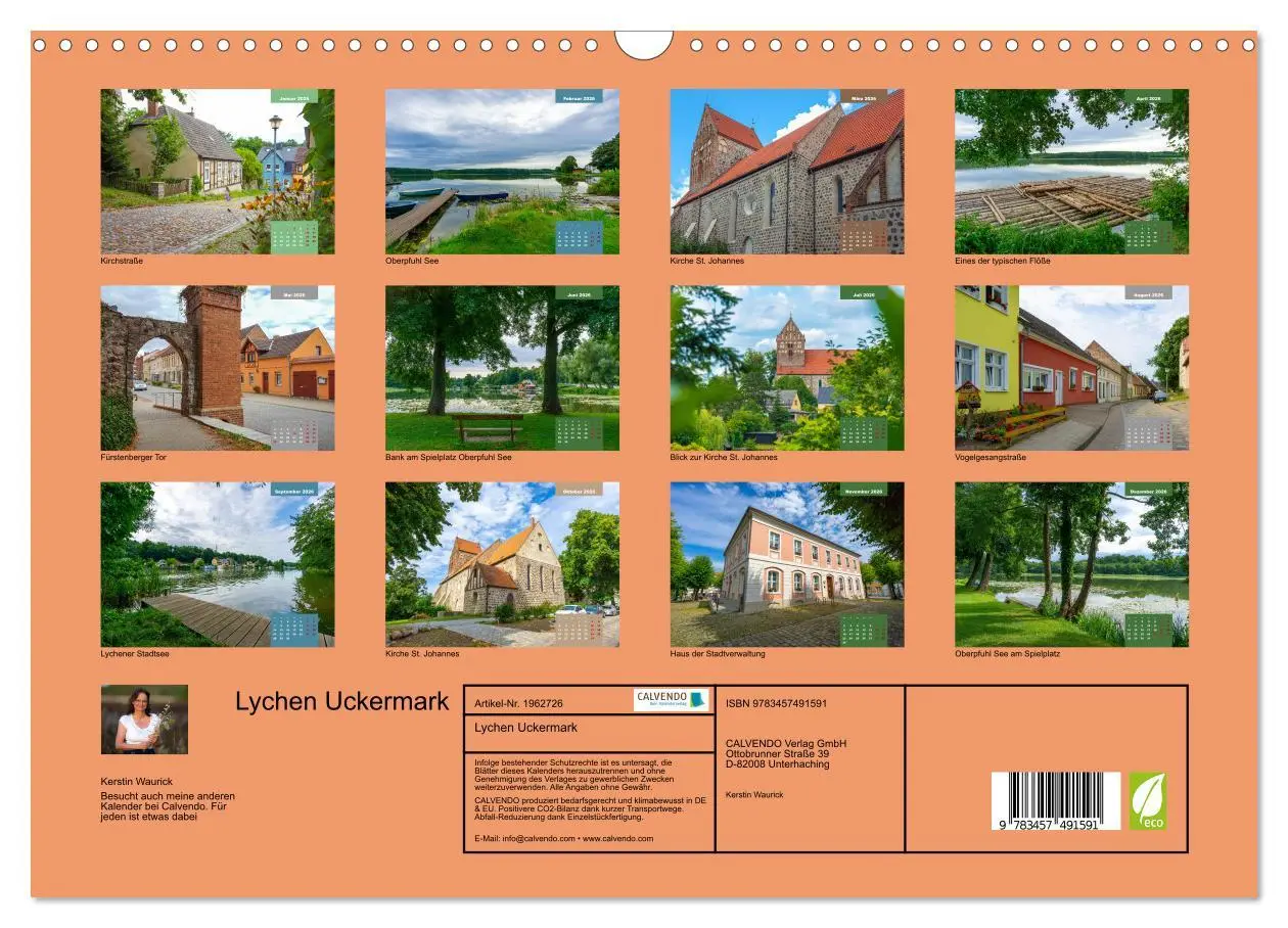 Bild: 9783457491591 | Lychen Uckermark (Wandkalender 2026 DIN A3 quer), CALVENDO...