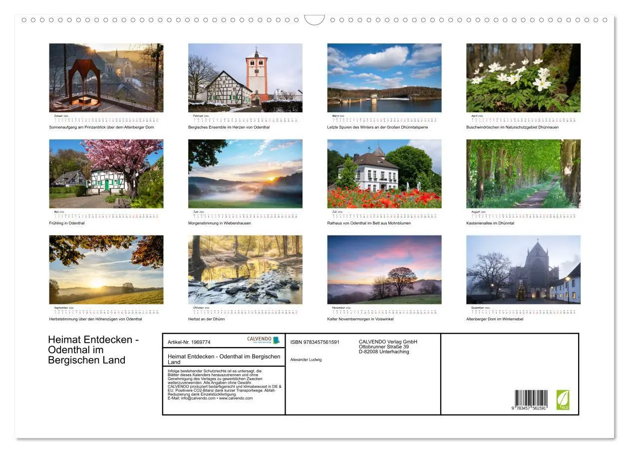 Bild: 9783457561591 | Heimat Entdecken - Odenthal im Bergischen Land (Wandkalender 2026...