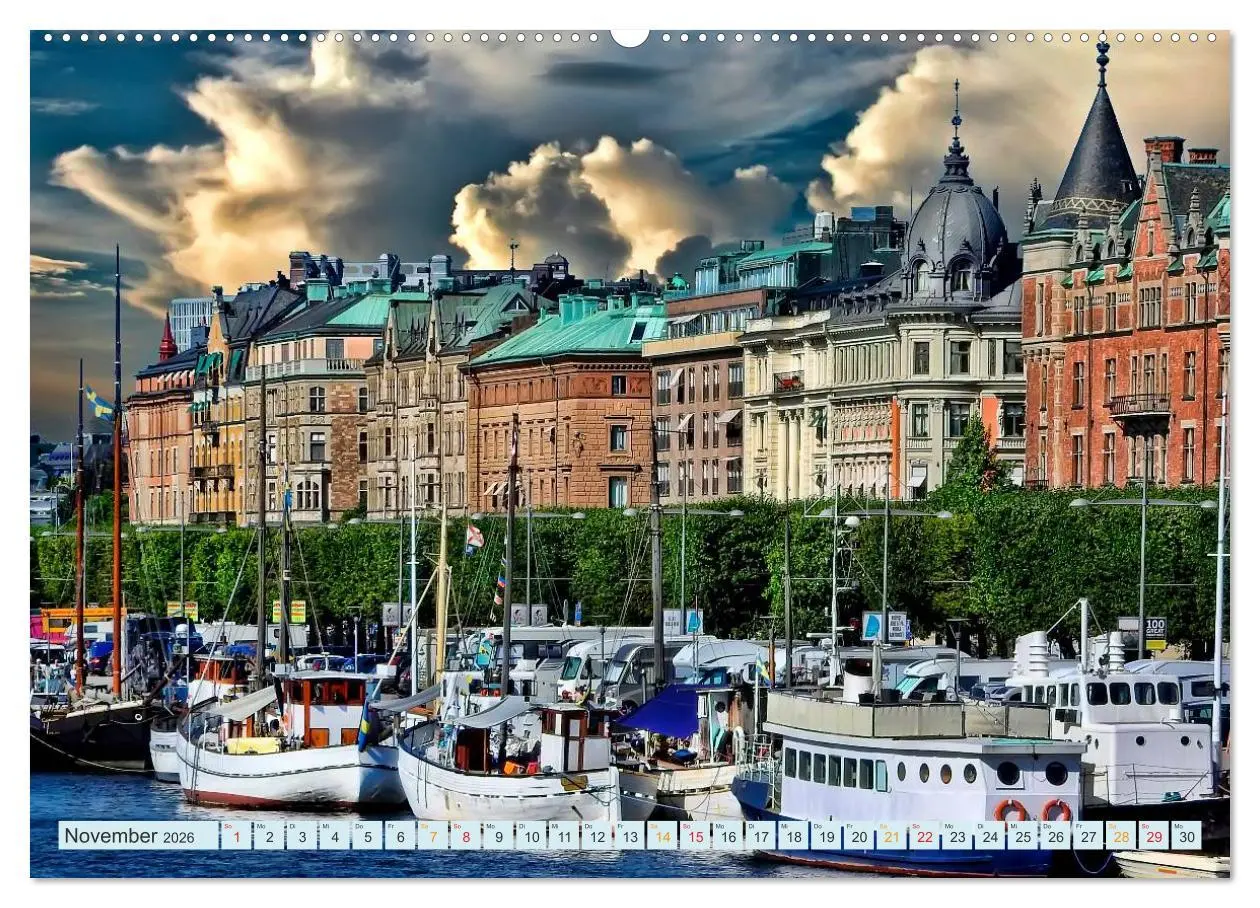 Bild: 9783516031591 | Stockholm - Venedig des Nordens (Wandkalender 2026 DIN A2 quer),...