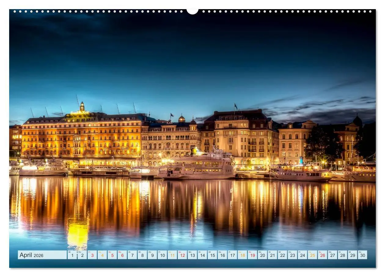Bild: 9783516031591 | Stockholm - Venedig des Nordens (Wandkalender 2026 DIN A2 quer),...