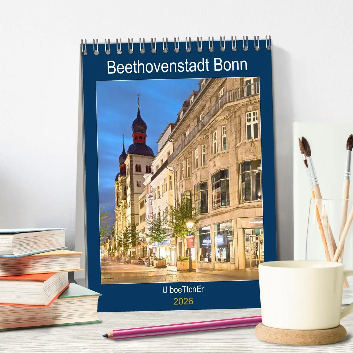 Bild: 9783516411591 | Beethovenstadt Bonn (Tischkalender 2026 DIN A5 hoch), CALVENDO...