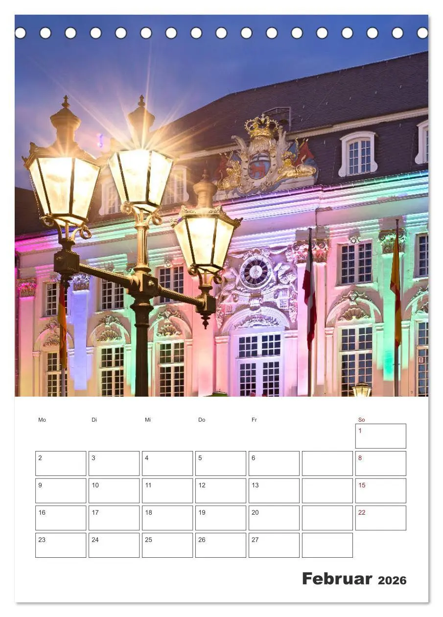 Bild: 9783516411591 | Beethovenstadt Bonn (Tischkalender 2026 DIN A5 hoch), CALVENDO...