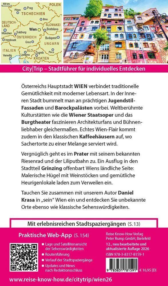 Bild: 9783831781591 | Reise Know-How CityTrip Wien | Daniel Krasa | Taschenbuch | 156 S.