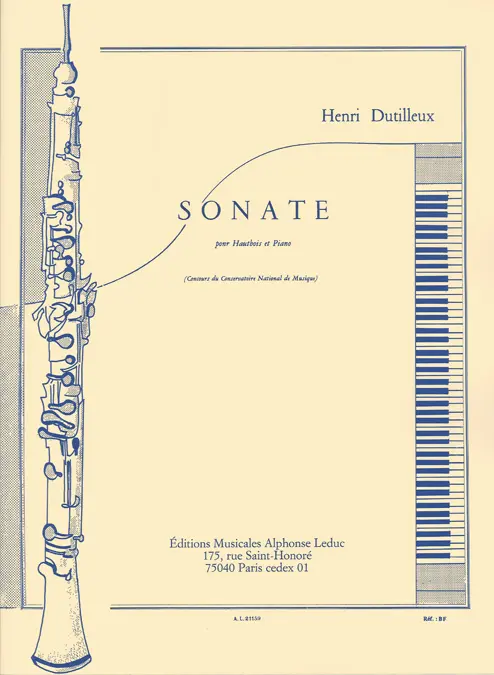 Sonate pour Hautbois et Piano