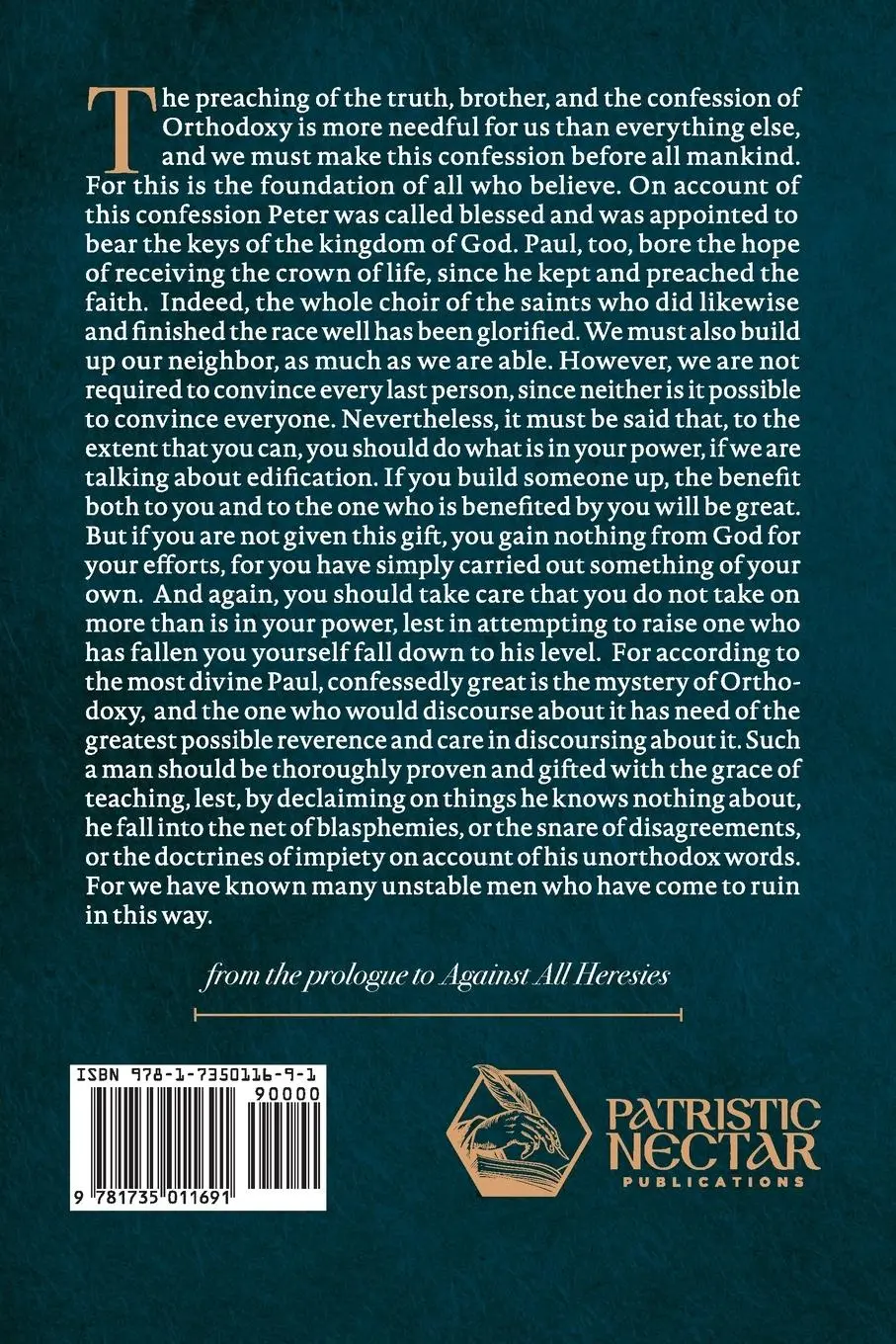 Rückseite: 9781735011691 | Against All Heresies | St. Symeon of Thessalonica | Taschenbuch | 2024