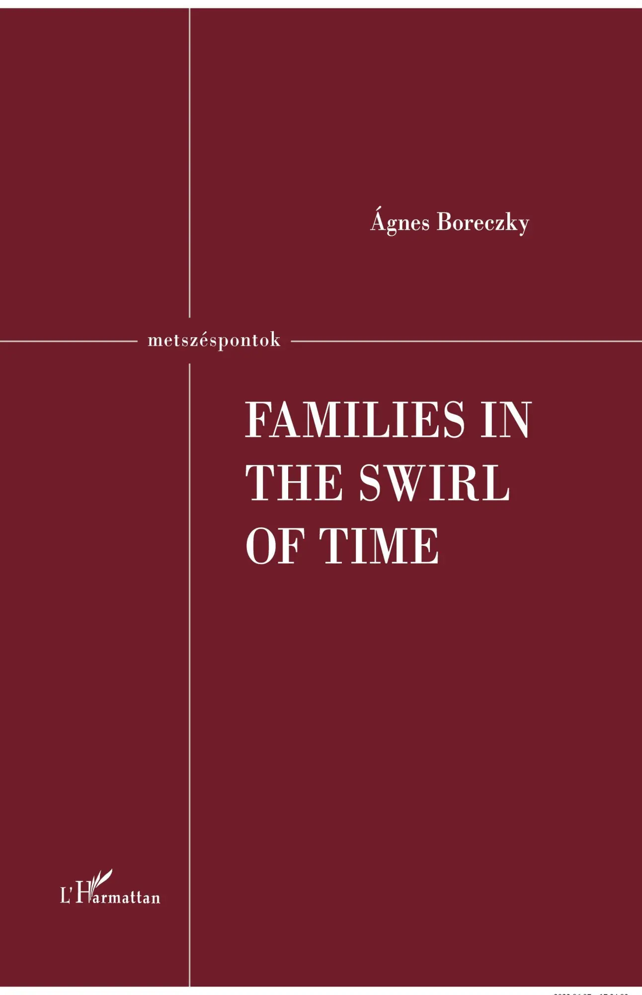 Cover: 9782343251691 | Families in the Swirl of TIme | Agnes Boreczky | Taschenbuch | 2023