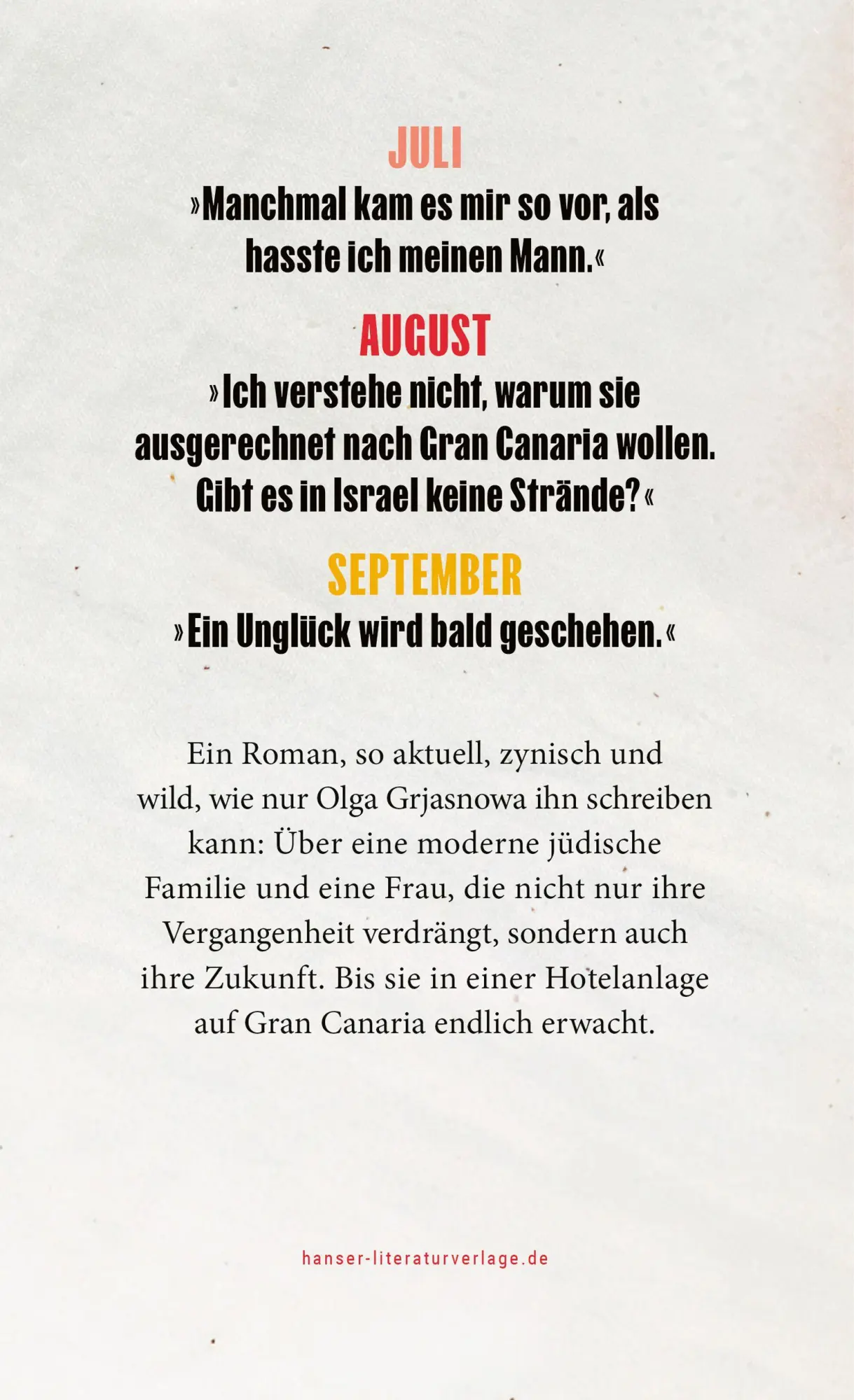 Bild: 9783446281691 | Juli, August, September | Roman | Olga Grjasnowa | Buch | 224 S.