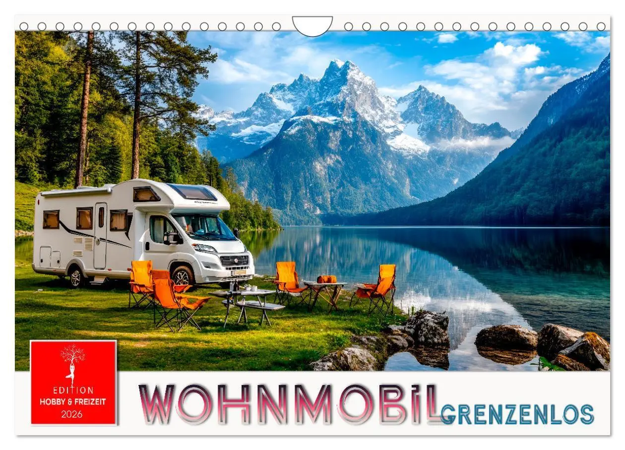 Cover: 9783457311691 | Wohnmobil grenzenlos (Wandkalender 2026 DIN A4 quer), CALVENDO...