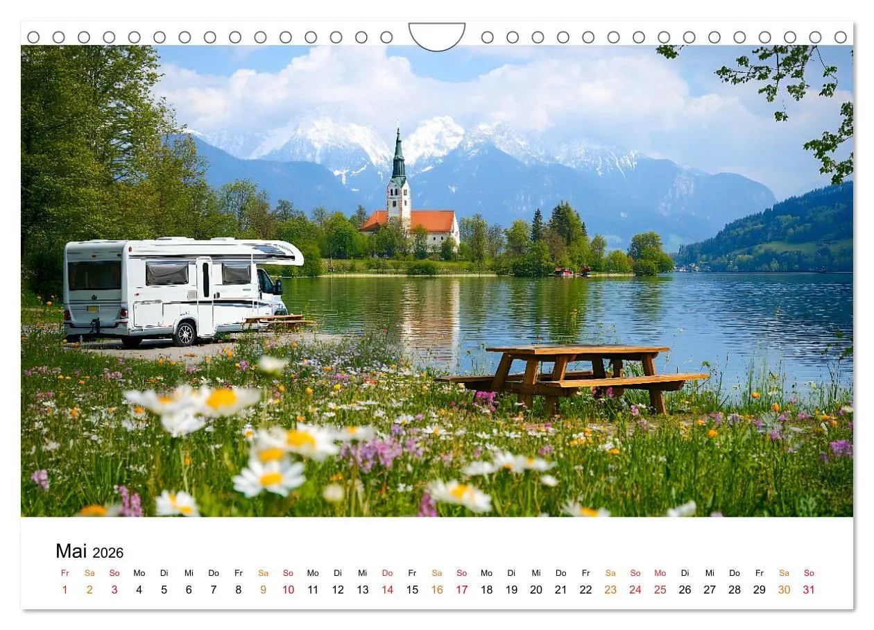 Bild: 9783457311691 | Wohnmobil grenzenlos (Wandkalender 2026 DIN A4 quer), CALVENDO...