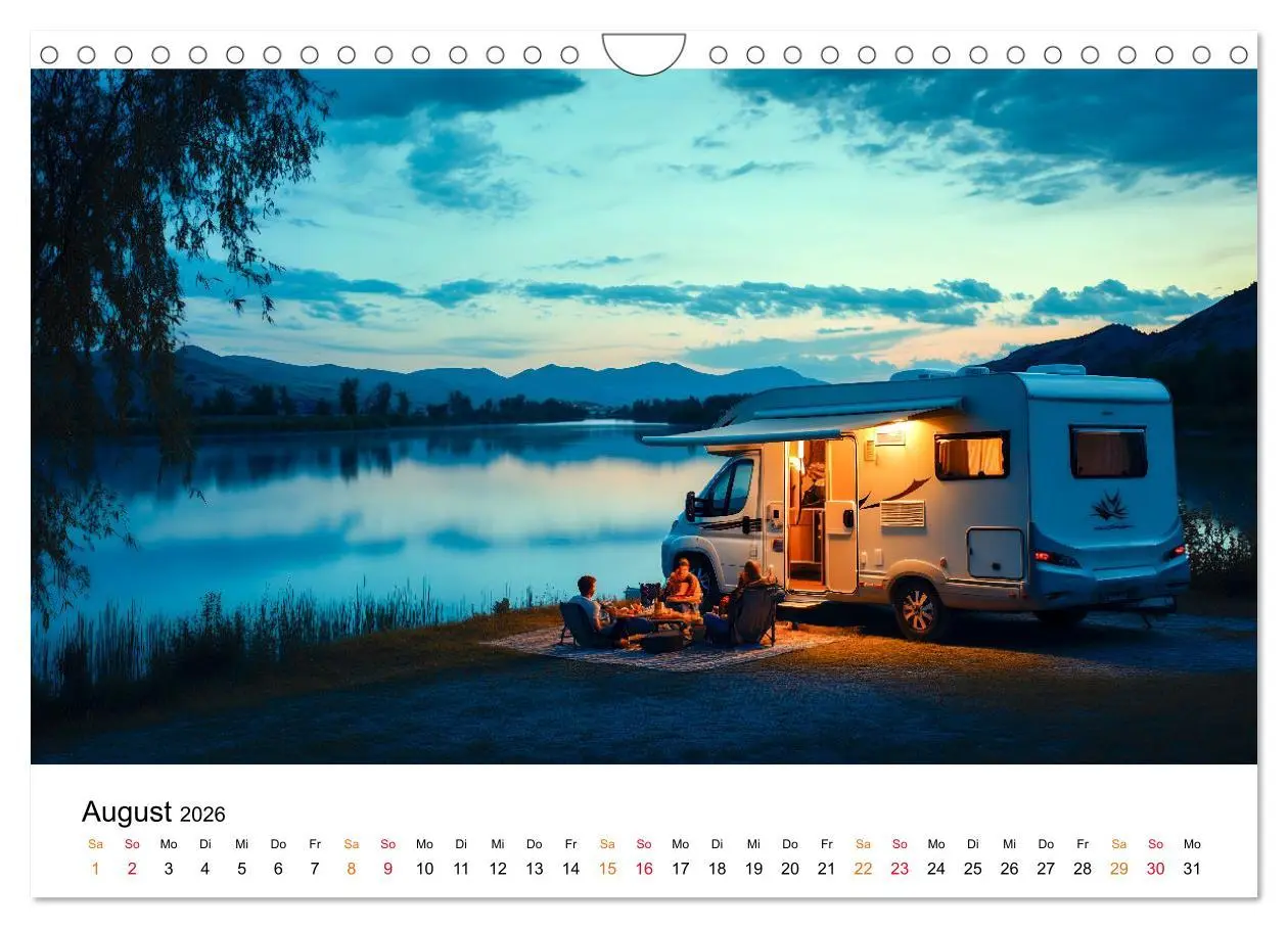 Bild: 9783457311691 | Wohnmobil grenzenlos (Wandkalender 2026 DIN A4 quer), CALVENDO...
