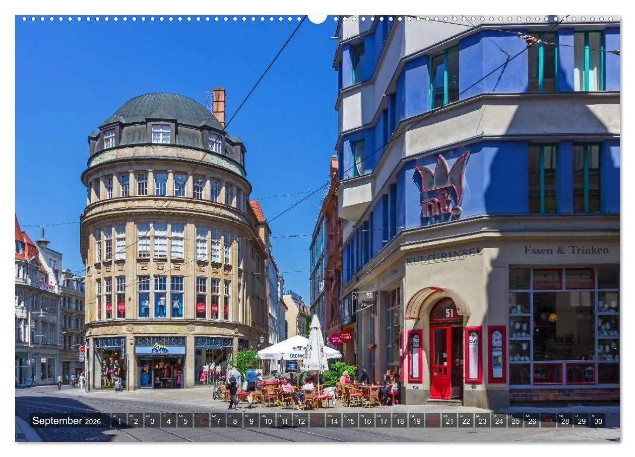 Bild: 9783457791691 | Unterwegs in Halle (Wandkalender 2026 DIN A2 quer), CALVENDO...