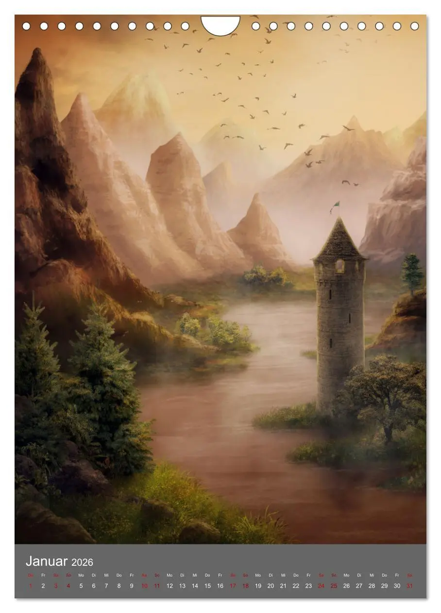 Bild: 9783516331691 | Das Grenzland (Wandkalender 2026 DIN A4 hoch), CALVENDO Monatskalender