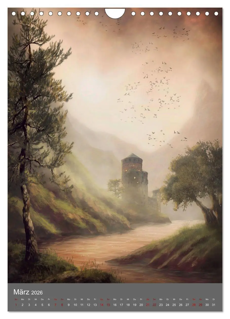 Bild: 9783516331691 | Das Grenzland (Wandkalender 2026 DIN A4 hoch), CALVENDO Monatskalender