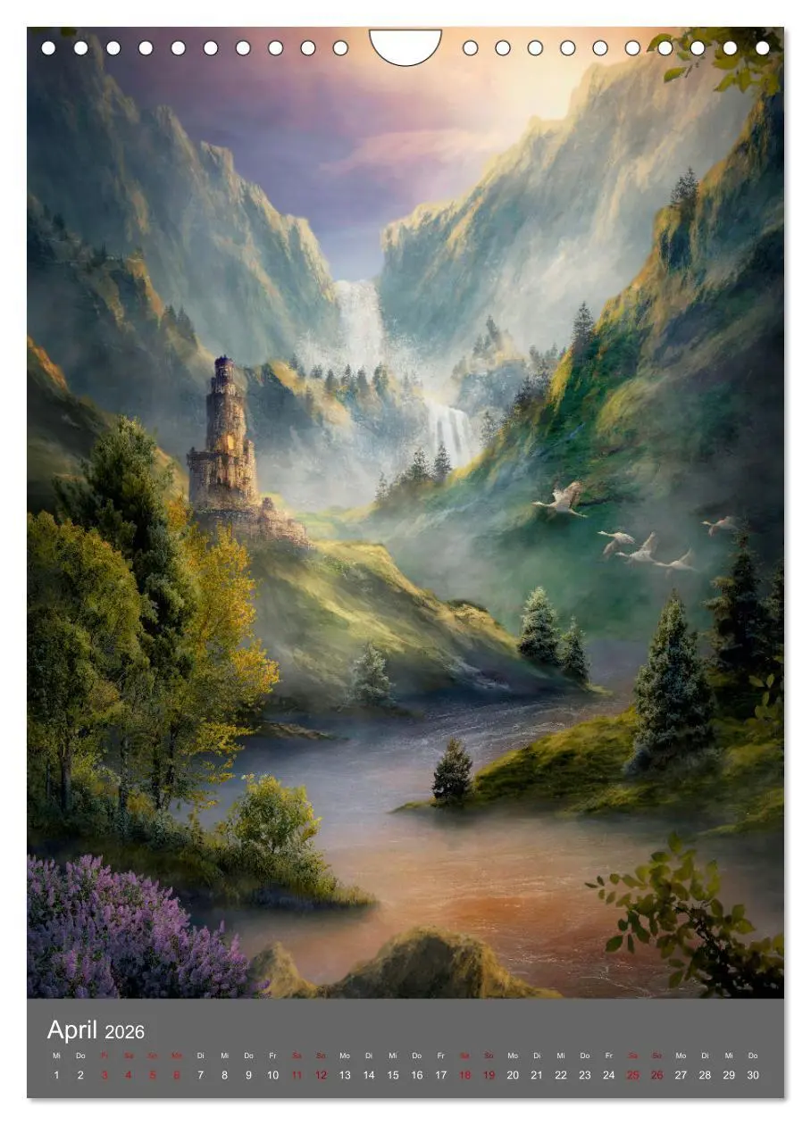 Bild: 9783516331691 | Das Grenzland (Wandkalender 2026 DIN A4 hoch), CALVENDO Monatskalender